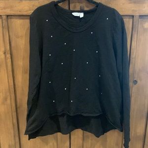 Wilt long-sleeved T with rhinestones